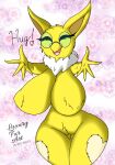  absurd_res anthro big_breasts breasts digital_media_(artwork) female fur generation_1_pokemon genitals hi_res honey_(luxury_furart) huge_breasts humanoid hypno_(pokemon) luxury_furart mammal nintendo not_furry nude open_mouth pokemon pokemon_(species) pussy simple_background smile solo thick_thighs wide_hips 
