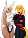  00284_(character) absurd_res anthro big_breasts breasts crossover duo female female/female hasbro hi_res huge_breasts human humanoid lazulito mammal miruko my_hero_academia my_little_pony 