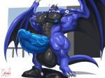  abs anthro areola balls big_balls big_muscles big_penis biped blue_body claws countershade_tail countershade_torso countershading dragon erection genitals glans hi_res horn huge_balls huge_muscles huge_penis humanoid_genitalia humanoid_penis hyper hyper_balls hyper_genitalia hyper_muscles hyper_penis male masterelrest membrane_(anatomy) membranous_wings muscular muscular_anthro muscular_male nipples pecs penis tail vein veiny_muscles veiny_penis wings 