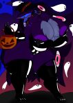  absurd_res anthro big_breasts breasts halloween hi_res holidays huge_breasts machine mamagen multi_breast multi_ear multi_eye protogenqueen royalty solo thick_thighs 