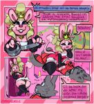  absurd_res anthro bound butt canid canine canis christmas duct_tape duo effie_the_skunk female hi_res holidays hybrid lagomorph leporid male mammal mephitid pastelassz rabbit skunk tape wolf wrapped_up 