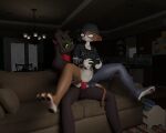  anthro black_body black_fur bovid caprine carrying_another carrying_partner clothed clothing couch_sex deltarune duo epic_games felid feline female fortnite foxdee_foxtail fur furniture gaming_while_penetrated goat living_room male male/female mammal meow_skulls_(fortnite) partially_clothed penetration ralsei relsei_(ralsei746) sex sofa thatguyequity undertale_(series) vaginal vaginal_penetration xaz3d 