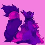  anthro big_breasts breasts canid canine chest_tuft demon female fox fur hair hi_res horn inner_ear_fluff jellyenvy jewelry kemono long_hair looking_at_viewer mammal multicolored_body multicolored_fur multicolored_hair nude purple_body purple_eyes purple_fur purple_hair purple_horn purple_inner_ear purple_inner_ear_fluff rein_d&#039;ariette solo tuft two_tone_body two_tone_fur two_tone_hair 