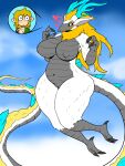  &lt;3 3:4 anthro blush breasts claws dragon duo female floating fur genitals hair hi_res horn humanoid hylian inudono light_dragon_(totk) link long_hair long_tail male navel nintendo nipples nude pussy scalie size_difference tail tears_of_the_kingdom the_legend_of_zelda thick_thighs white_body white_fur wide_hips 