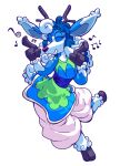  2020 almyriganhero anthro biped clothed clothing deer drinn eyes_closed female fingers frebbventure hooved_fingers hooves mammal musical_note official_art smile solo 