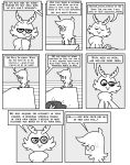 ambiguous_gender antennae_(anatomy) anthro arthropod blush bodily_fluids border chair clothed clothing comic daniel_toke dialogue duo english_text eyes_closed female_(lore) furniture greyscale hi_res hoodie human iconography insect inside lepidopteran looking_at_another male mammal mivliano_10-c monochrome moth narrowed_eyes shane_frost speech_bubble sweat sweatdrop table text topwear unimpressed white_border worried 