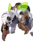  absurdres bug green_eyes highres mechanization nincada no_humans pokemon pokemon_(creature) robot simple_background white_background yunimaru 
