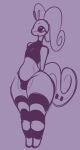  anthro clothing crop_top generation_6_pokemon girly gloom_the_goodra(the_flyingnimby) goodra goth hi_res legwear male nintendo pokemon pokemon_(species) shirt the_flyingnimby thick_thighs thigh_highs topwear 