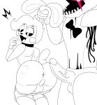  2023 4_fingers animatronic anthro anus armless backsack balls big_butt big_dom_small_sub big_penis bottomwear bottomwear_down bow_tie butt cables cheek_markings clothed clothing collar digital_media_(artwork) dominant duo eager erection faceless faceless_anthro faceless_character faceless_male facial_markings fingers five_nights_at_freddy&#039;s five_nights_at_freddy&#039;s_2 genitals girly glistening grabbing_both_ears green_eyes head_markings hi_res imminent_sex lagomorph lechugansfw leporid looking_at_genitalia looking_at_penis looking_back machine male male/male mammal markings open_mouth pants pants_down partially_clothed penis perineum rabbit red_eyes red_glow robot scottgames short_tail simple_background size_difference smile tail teeth thick_thighs tongue toy_bonnie_(fnaf) vein veiny_penis white_background wide_hips withered_bonnie_(fnaf) 