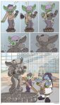  absurd_res animate_inanimate comic gender_transformation goblin hi_res humanoid magic male_to_female petrification run_rabbit_bounce sculpture statue transformation 