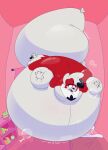  abittoasty balloon generation_7_pokemon hi_res inflatable inflation lycanroc nintendo pokemon pokemon_(species) 