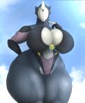  android belly big_breasts big_butt bikini breasts butt clothed clothing coolmaster98 female hi_res huge_breasts huge_butt huge_hips huge_thighs humanoid machine overweight overweight_female robot saryn_(warframe) skimpy skimpy_bikini solo swimwear thick_thighs warframe wet wide_hips 