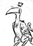  absurd_res anthro avian bird edit graphite_(artwork) hi_res japhet_(off) male off_(game) pencil_(artwork) ravi_(artist) simple_background sketch solo traditional_media_(artwork) 