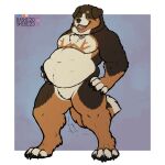  belly big_belly boof hi_res muscular nude pose wag 