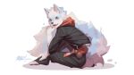  16:9 2023 anthro blue_eyes canid canine canis hi_res male mammal solo widescreen wolf x1aoyaoya 