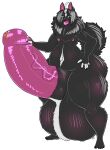  anthro ball_tuft balls big_balls big_penis black_body black_fur blue_eyes canid canine canis desbjust domestic_dog ear_piercing fur genital_piercing genitals hi_res huge_balls huge_penis husky hyper hyper_balls hyper_genitalia hyper_penis leaking_penis lips male mammal mane markings multicolored_body multicolored_fur nipples nordic_sled_dog nude penis penis_piercing piercing solo spitz tail teru_(desbjust) thick_bottom_lip thick_thighs tuft two_tone_body two_tone_fur vein veiny_penis white_markings 