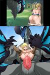  absurd_res accessory acnologia_(fairy_tail) big_breasts big_penis blonde_hair bodily_fluids boots breasts brown_eyes butt clothing dragon dragon_wings duo fairy_tail female footwear fucked_silly genital_fluids genitals hair hair_accessory hair_ribbon hi_res huge_breasts huge_penis human human_penetrated inviting inviting_to_sex lady-fantasma legwear long_hair lucy_heartfilia male male/female mammal nude_female outdoor_nudity outdoor_sex penetration penis ponytail pussy_juice ribbons scalie side_ponytail size_difference smaller_female spread_legs spreading sweat thigh_boots thigh_highs watermark 