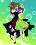  2girls bishoujo_senshi_sailor_moon dancing highres kino_makoto mizuno_ami multiple_girls smile 