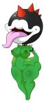  2019 absurd_res alpha_channel areola big_tongue black_head bodily_fluids bracelet breasts collar curvaceous curvy_figure digital_drawing_(artwork) digital_media_(artwork) drooling elemental_creature elemental_humanoid eyeless female female_focus flora_fauna green_body green_nipples green_skin hi_res holding_waist humanoid jewelry lips mario_bros nintendo nipples piranha_plant plant plant_humanoid prickly_piranha_plant saliva saliva_on_tongue saliva_string short_stack solo solo_focus spiked_bracelet spiked_collar spikes spikes_(anatomy) super_mario_galaxy thegeckoninja thick_lips thick_thighs tongue tongue_out voluptuous wide_hips 