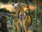  2021 4:3 anthro azee bonding brown_body brown_fur canid canine canis carrying chara_(undertale) colored cyote farfener female fish food fur grey_body grey_fur hair happy invalid_tag kemono_friends links mammal marine non_color nude outline piggyback predators shiyan sibling sister sisters slave undertale undertale_(series) white_hair wolf 