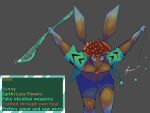  fire glass hi_res invalid_tag issac_(pumpkinmansart) lagomorph leporid mammal melee_weapon ocea polearm pumpkinmansart rabbit spear weapon 