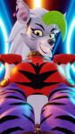  2023 2:3 3d_(artwork) abstract_background absurd_res animatronic anthro bared_teeth blender_cycles breast_squeeze breasts canid canine canis digital_media_(artwork) ear_piercing ear_ring fangs female fever-dreamer five_nights_at_freddy&#039;s five_nights_at_freddy&#039;s:_security_breach hi_res howl humanoid looking_at_viewer looking_down machine mammal open_mouth piercing pose ring_piercing robot roxanne_wolf_(fnaf) roxanne_wolf_(mayosplash) scottgames solo steel_wool_studios teeth tongue tongue_out wolf 
