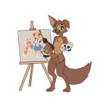  anthro drawing duo female hybrid smile tama-tama 