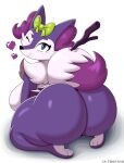  &lt;3 2023 absurd_res anthro big_breasts big_butt braixen breasts bubble_butt butt female fusion generation_6_pokemon generation_8_pokemon hi_res huge_butt huge_thighs indeedee kneeling looking_at_viewer nintendo nude one_eye_closed pixelated_heart pokemon pokemon_(species) pokemon_fusion short_stack side_boob smile solo thick_thighs ultrastax wink winking_at_viewer 