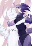  butt clothing dragon duo elementer elementerdragon embrace hi_res hug intersex intersex/male love male purple_body purple_skin tails_(disambiguation) wings ych ych_(character) zhanzu 