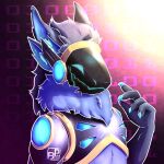  anthro dersky hi_res icon machine male male/male protogen solo 