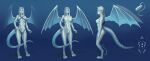  absurd_res animal_humanoid chain clothing collar digitigrade dragon dragon_humanoid female hi_res huge_filesize humanoid kadarts model_sheet nipples nude rylai_the_pokegirl scalie side_view solo tail tattoo tongue tongue_out western_dragon wings 