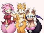  &lt;3 &lt;3_eyes age_difference amy_rose anthro bat big_penis canid canine eulipotyphlan female fox genitals group group_sex hedgehog hi_res imminent_sex male male/female mammal miles_prower older_female penis rouge_the_bat satsuki_supreme sega sex sonic_the_hedgehog_(series) threesome trio wide_hips younger_male 