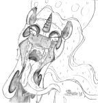  2018 armor bodily_fluids drooling equid equine fangs female friendship_is_magic half-closed_eyes hasbro headgear headshot_portrait helmet hi_res horn imminent_vore long_tongue looking_at_viewer mammal mane marcushunter moon mouth_shot my_little_pony narrowed_eyes nightmare_moon_(mlp) open_mouth portrait saliva saliva_on_tongue saliva_string signature solo teeth tongue tongue_out unicorn_horn winged_unicorn wings 