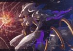  angry black_clothing clothing female fire fur generation_5_pokemon gold golden hi_res invalid_tag legendary_pokemon lent_si nintendo pokemon pokemon_(species) purple_body purple_fur red_eyes reshiram shiny_pokemon solo white_body white_fur yellow_eyes 