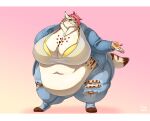  2022 anthro belly big_belly big_breasts biglovealicia bottomwear bra breasts brown_body clothed clothing denim denim_clothing digital_media_(artwork) digitigrade felid feline female hair hi_res jeans looking_at_viewer lynx mammal morbidly_obese morbidly_obese_anthro obese obese_anthro overweight overweight_anthro overweight_female pants signature simple_background solo tail torn_bottomwear torn_clothing torn_pants underwear white_body 