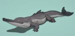  ambiguous_gender cetacean crocodile crocodilian crocodylid dolphin feral hi_res hybrid imo10yen mammal marine reptile scalie solo toothed_whale 