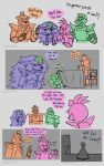  animatronic anthro comic dialogue english_text female five_nights_at_freddy&#039;s five_nights_at_freddy&#039;s:_security_breach furniture glamrock_chica_(fnaf) glamrock_freddy_(fnaf) group hi_res machine male montgomery_gator_(fnaf) open_mouth robot roxanne_wolf_(fnaf) scottgames shyestmind steel_wool_studios stool table text 