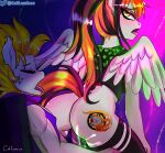  anthro brony caliluminos dancing duo equid equine female hi_res horse invalid_tag male male/female mammal pegasus penetration pony riding sex wings ych 