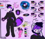  ailurid anthro cobra english_text hi_res hybrid lux_flare lux_hawthrone male mammal model_sheet red_panda reptile scalie skylersnotok snake solo text vore 