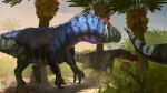  allosaurid allosaurus carnivore dinosaur feral hi_res painting reptile scalie sketch stygimoloch_(artist) theropod 