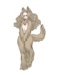  absurd_res animal_humanoid breasts canid canid_humanoid canine canine_humanoid dog_humanoid eyewear eyewear_only female glasses glasses_only hair hi_res humanoid long_hair mammal mammal_humanoid nipples nude panoramango solo 