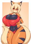  anthro arcanine big_breasts big_butt big_tail black_body black_fur blush breasts butt camel_toe cleavage clothed clothing female fur generation_1_pokemon hair hi_res holding_breast huge_breasts huge_butt huge_thighs hyper hyper_breasts hyper_butt hyper_thighs multicolored_body multicolored_fur nintendo orange_body orange_fur panties pokemon pokemon_(species) red_eyes smile solo standing striped_body striped_fur stripes tail tailzkim tan_body tan_fur tan_hair thick_thighs topwear underwear unknown_character wide_hips 