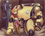  anthro duo female female/female humanoid kaizooki lagomorph leporid machine mammal mecha rabbit robot robot_humanoid 