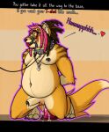  ambiguous_gender anthro ball_gag bdsm bondage bound dildo eunuch gag herpestid hi_res jay_(rj_zenith) mammal mongoose piercing rj_zenith sex_toy yellow_mongoose 