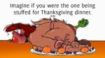  anthro apple_in_mouth bad_art blush bound carrot chimera food fruit grape holidays jerry_(jordo) jordo_(artist) male orange_(fruit) peta plant solo tail thanksgiving vegetable 