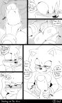  2023 5_fingers absurd_res anthro anthro_on_anthro ball_fondling ball_grab balls big_balls big_penis black_and_white blush breath comic dialogue duo echidna english_text erection eulipotyphlan fingers fondling genitals half-closed_eyes handjob hedgehog hi_res huge_balls huge_penis knuckles_the_echidna krazyelf looking_at_another looking_down male male/male mammal monochrome monotreme narrowed_eyes onomatopoeia open_mouth panting penile penis penis_grab sega sex smile smirk sonic_the_hedgehog sonic_the_hedgehog_(series) sound_effects speech_bubble text thought_bubble 