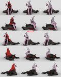  absurd_res anthro bambookat canid canine canis duo fairy_tales herm hi_res huge_filesize intersex lagomorph leporid little_red_riding_hood little_red_riding_hood_(copyright) mammal rabbit superabsurd_res wolf 