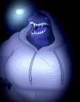  angela_(the_fish&#039;s_tale) anglerfish anglerfish_humanoid anthro big_breasts breasts clothing female fish gutz_and_glitter hands_on_hips hi_res hood lure marine sharp_teeth solo sweater teeth the_fish&#039;s_tale topwear zed_technician_games 