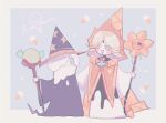  2boys black_shirt blonde_hair blue_eyes blue_gemstone brooch cookie_run gem humanization jewelry mamimumemo multiple_boys parted_bangs plant pointy_hat pure_vanilla_cookie robe shirt short_hair smile solo vines white_robe wizard wizard_cookie yellow_cloak yellow_eyes yellow_headwear 