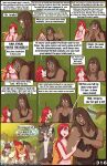  2023 amber_(fuf) animal_genitalia anthro backpack balls bandicoot black_body black_fur breasts brown_body brown_eyes brown_fur brown_hair canid canine cleavage clothed clothing comic dan_(fuf) dialogue elliot_(fuf) english_text entwined_tails eyes_closed female feral fingerless_(marking) flint_(fuf) forest fox fuf fully_sheathed fur genitals green_hair group hair hi_res human kyra_(fuf) lagomorph larger_male_smaller_female leporid liam_(fuf) male male/female mammal marsupial murid murine mustelid musteline nude orange_body orange_fur outside plant purple_body purple_fur purple_hair rabbit rat red_eyes red_hair reptile rita_(fuf) rodent scalie sheath shirt snake tail tail_coil tail_tuft tank_top tesla_(fuf) text topwear tree true_musteline tuft weasel white_body white_fur 